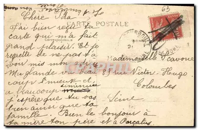 Auvergne — La Bourboule — Wąwóz Vendeix — zdjęcie Murat-le-Quaire — Rewers
