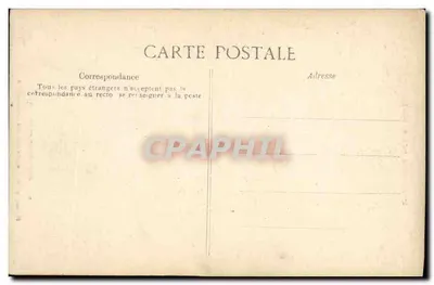 Clermont-Ferrand — Casa del siglo XV, calle de las Calcetines — Editor VD C, n° 144 — Reverso