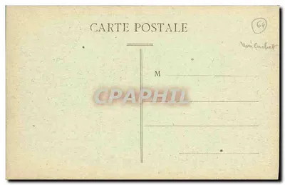 Castelo de Pau — Facha da Meia-Dia — Edição Varichon, n°207 — Verso