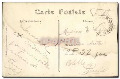 Pau — Interior do Castelo, o Salão Principal — N.D. Phiol. — Verso
