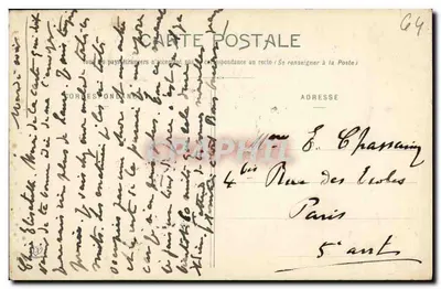A Écluse do Bois Louis — Pau, Basses-Pyrénées — Editora: Phototype Labouche, Toulouse — Verso