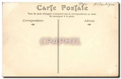 PAU — Het Kasteel, het Markt, Tapestry naar David Téniers — Collecties ND Phot, n° 116 — Achterkant