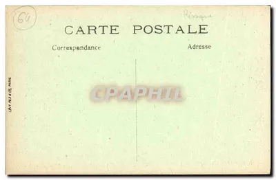 Pau — Statua Henryka IV i Kiosku Muzycznego — LL — Rewers