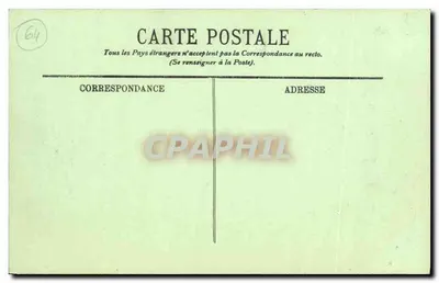 Pau — Vue sur la Chaîne des Pyrénées, prise du Square Saint-Martin — LL, n° 188 — Verso