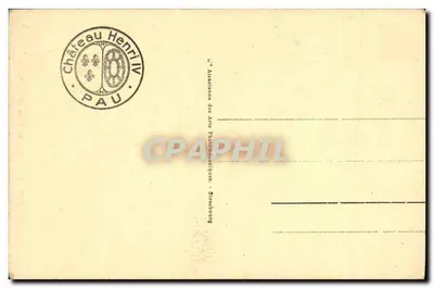 PAU - La Mujer al Pozzo «de Gabard» — edición Château Henri IV, n° 115 — Reverso