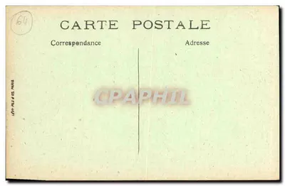 Pau — Hôtel Gassion i Katedra Świętego Martyna — Lévy Fils & Cie, Paryż, n° 103 — Rewers