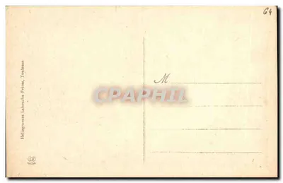 Pau - Zamek - Ogrody — Héliogravure Labonche Frères, Toulouse — n° 45 — Rewers