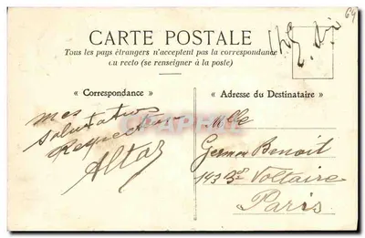 Pau — Most Jurançon i Zamek Henryka IV — M.P.P. n°202 — Rewers