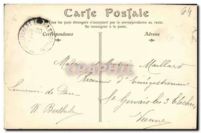 Pau — Wnętrze Zamek, Duży Saloon — N.D. Fot. nr 23 — Rewers
