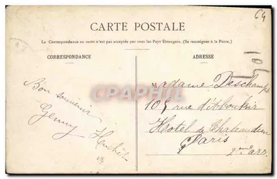 Pau - O Castelo (visto da Basse-Plante) — editor desconhecido, n° 16 — Verso