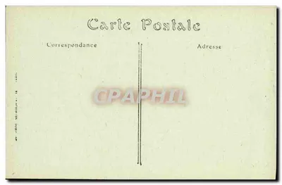 PAU — Het Kasteel, Maaltijd na de Jacht; Wandtekening van de 16e eeuw — ND. Fot. — Achterkant