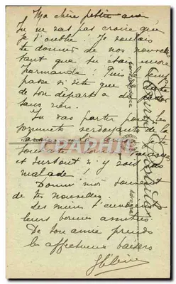 Bagnolles-de-l'Orne — Vista tirada do Rochedo do Cão — editor L. L. Mottotto, n° 128 — Verso