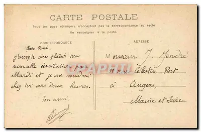 Paris - Rue de la Barre (Montmartre) — Ansicht der Basilika des Heiligen Herzens — unbekannter Verleger — Rückseite