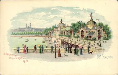 Exposição Universal de 1900 — Rive Droite — Kahuset & Zabern Paris