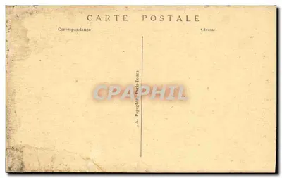 Antika kartpostal Vieux Le Musee du Cluny — Arka yüz