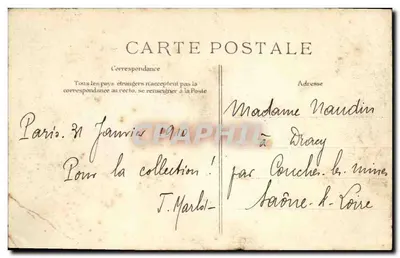 Crue de la Seine — Paris - Rue de Lille — éditeur EID — Verso