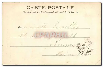 Parigi — Il Monumento a Victor Hugo — L. J. & Cie, Angoulême-Parigi — Verso