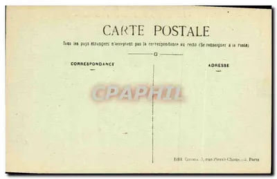 Paris — Panorama der Seine und des Louvre-Museums — C.M. n°162 — Rückseite