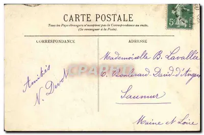 La Savoyarde de Montmartre — cloche de l'église du Sacré-Cœur de Montmartre — éditée par Daual en 1909 — Verso