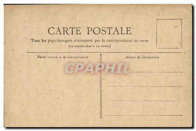 París — La Plaza del Teatro Francés — Colección Petit Journal — Reverso