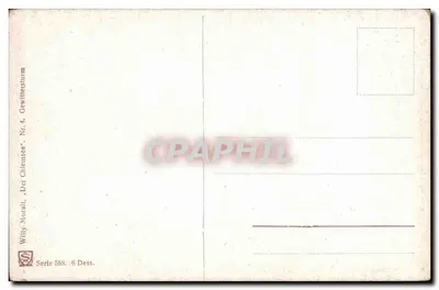 Du Chliensee — Burza — Willy Morali, seria 588, nr 6, Dess. — Rewers
