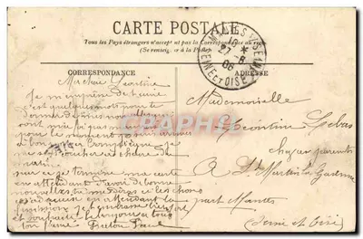 Compiègne — Panorama zamku widziana z kościoła św. Jakuba — LL. — nr 158 — Rewers