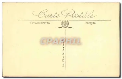Compiègne — Façade du Château sur le Parc — LL. — Série 12 — Rewers