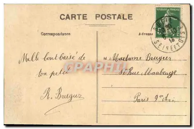 Kościół św. Wincentego Pauła — Paryż (10e) — J.H. n°59 — Rewers