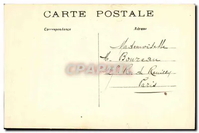 Paris — Inundações de janeiro de 1910 — A praça e a Igreja da Natividade — C.M. — Verso