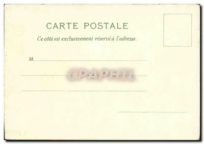 Esplanade des Invalides — Exposition Universelle 1900 — éditeur: Gauthier Prens & Zaezen, Paris — Verso