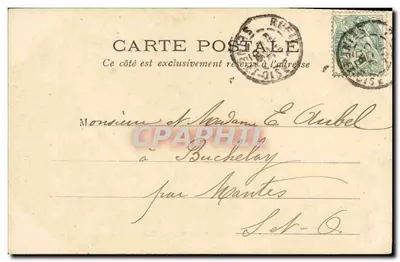 Paryż — Pałac Royal. Rada Stanów — J. & Cie, wyd., Angoulême-Paryż — Rewers