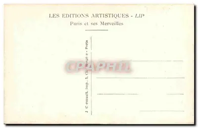 Parijs - De Porte Saint-Denis — uitgever LIP, n°16 — Achterkant