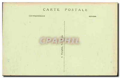 París — Los Invalides y los cañones — A. P. — Reverso