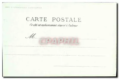 Austrália — Exposição Universal de 1900 — Edição E. Le Beller, 72, Rue Claude Bernard, Paris — Verso