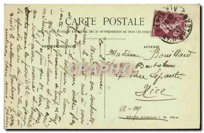 Paris (5º arr.) — A Rue Soufflot e o Panteão — C.M. — Verso