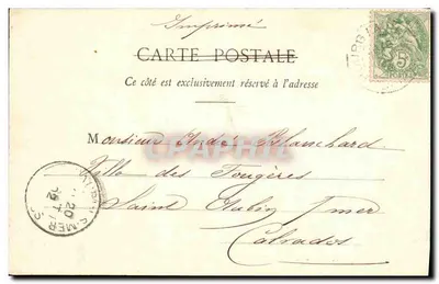 Paryż — Arc de Triomphe de l'Étoile — J. Poiré, n° 1908 — Rewers