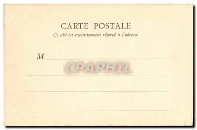 PARIS — Statue of Voltaire, Square Monge — B.E. Paris, no. 174 — Back