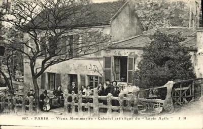 Paris — Vieux Montmartre — Cabaret nghệ thuật "Lapin Agile" — J. H.