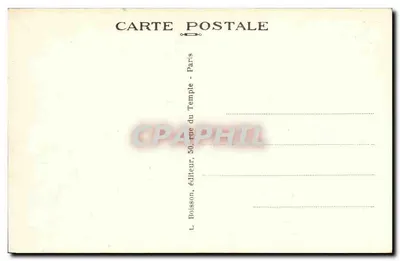Paris — Vieux Montmartre — Cabaret nghệ thuật "Lapin Agile" — J. H. — Mặt sau