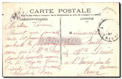Suresnes — Mont Valérien, tirado da Ferme des Landes — P. Marmuse — Verso