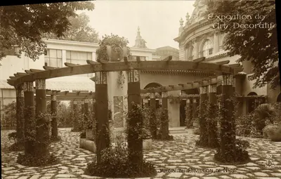 Jardim do Pavilhão de Nice — Exposição dos Artes Decorativas — A.N. Paris, n°30