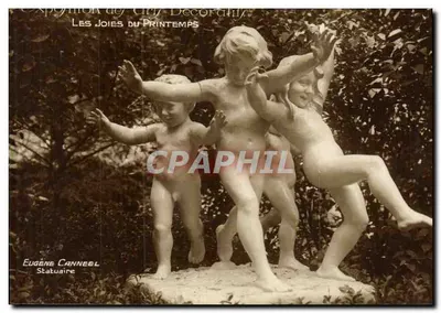 As Alegrias da Primavera — Exposição de Arte Decorativa — Eugène Canneel, Escultor