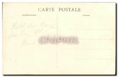 Hôtel de Sens — Antiga Residência Histórica — F. F. Paris, n° 177 M — Verso