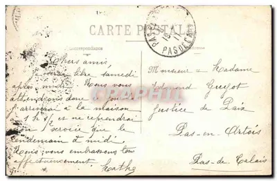 Paris — Avenue de l'Opéra — éditeur LA TONE — Verso