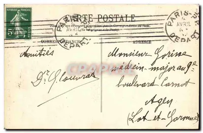 Paris (VII) — O Túmulo do Imperador nos Inválidos — Paris-Capela e Túmulo de Napoleão — LL — Verso