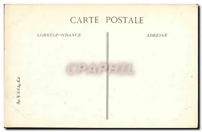Revigny — O Hotel de Ville — ruínas após a Batalha da Marne (do 6 ao 12 Setembro de 1914) — Verso