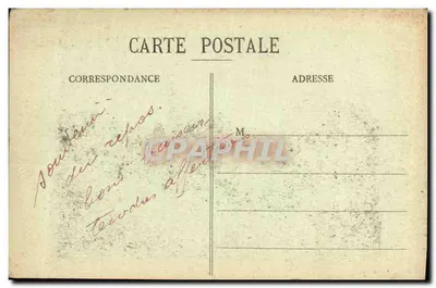 Villotte-devant-Louppy (Meuse) — Após o bombardeio (1914) — Edição Houriol — Verso