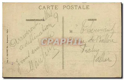 Perthes-les-Hurlus (Marne) — A entrada do vilarejo após os terríveis bombardeios — R.P. — Visado Paris 93 — Verso