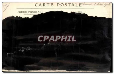 La Harazée (Marne) — Instalações na Floresta — N°13, A Guerra na Argônia, editor Méthode Hillairet & Cie, Werenhouse — Verso