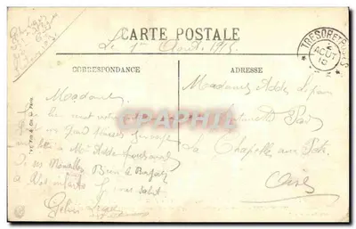 Ypres — Canto da Praça da Estação após o bombardeio — Visé Paris n° 433 — Verso
